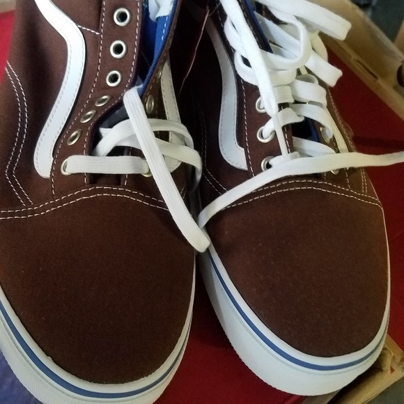 vans dark brown